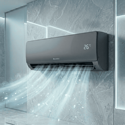 Gree AC Split 1 Ton Grey Pular Series Inverter 12PITH11G - Airlix
