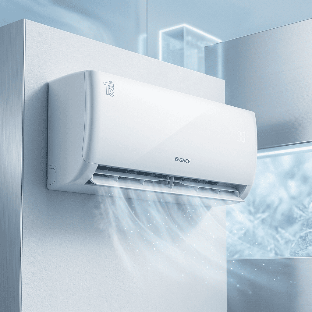 Gree AC Split 1 Ton Pular T3 Inverter 12PITH15W-T3 - Airlix