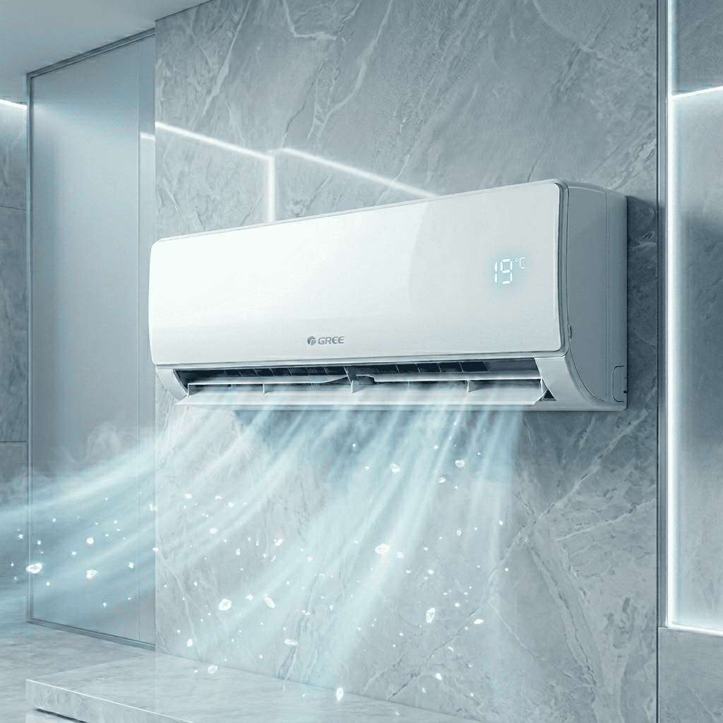 Gree AC Split 1.5 Ton Pular Series Inverter 18PITH11W - Airlix