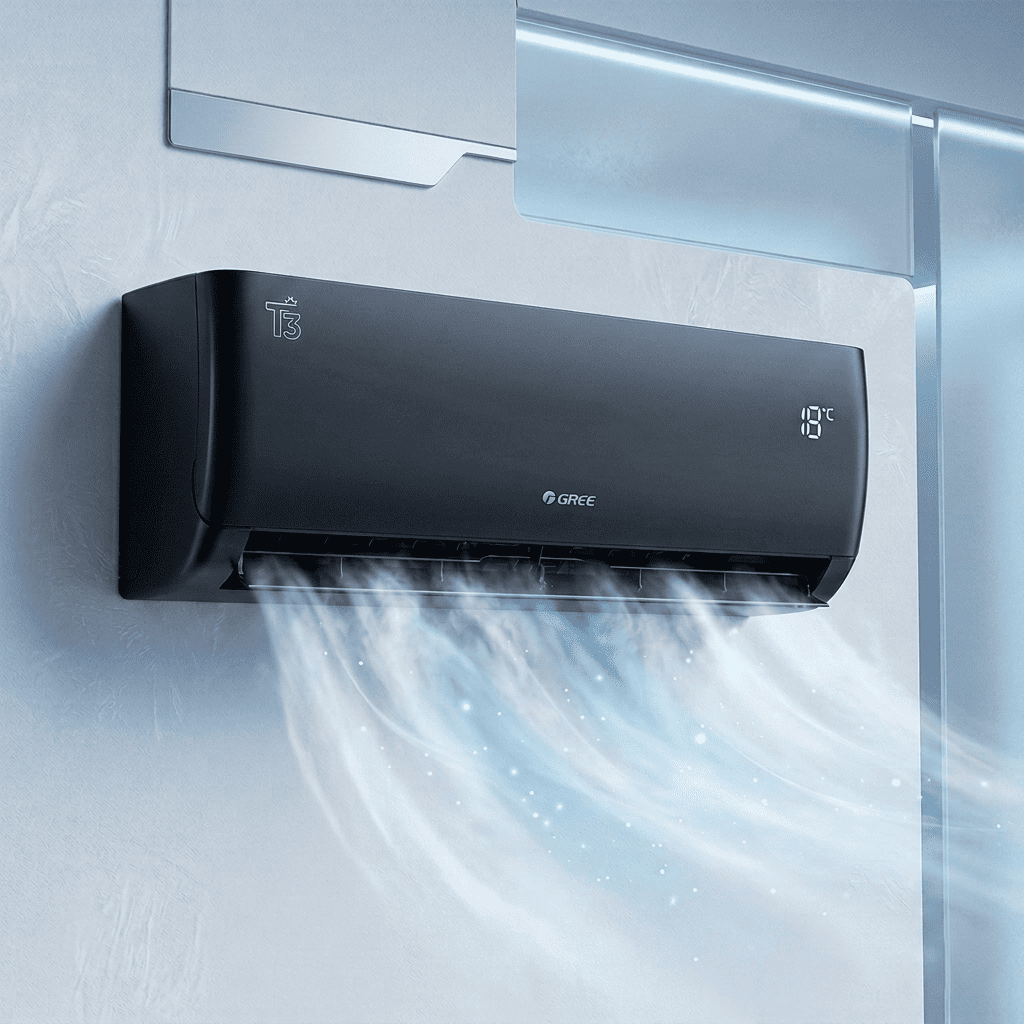 Gree AC Split Airy 1 Ton DC Inverter 12AITH21B-T3 - Airlix